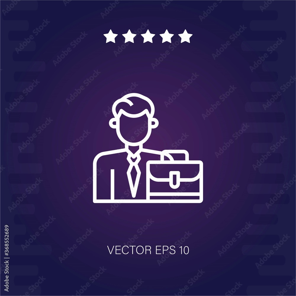 businessman vector icon businessman vector icon