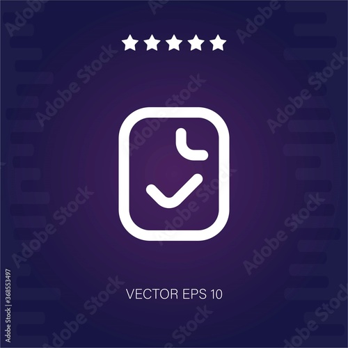 Wallpaper Mural checked vector icon Torontodigital.ca