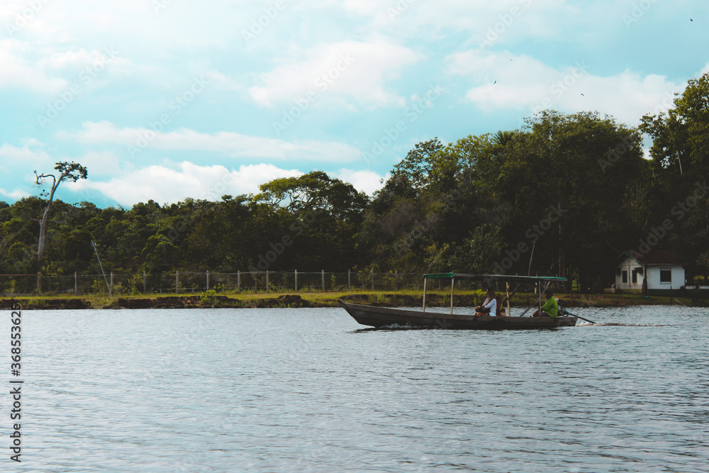 Boat on the Rio Negro | Manaus, Amazonas - Brazil