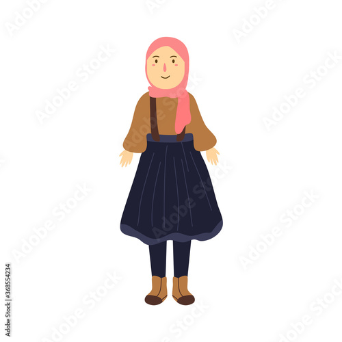modern people in islamic clothes style