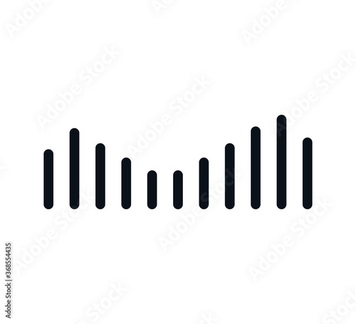 Cardiograph icon vector logo design template