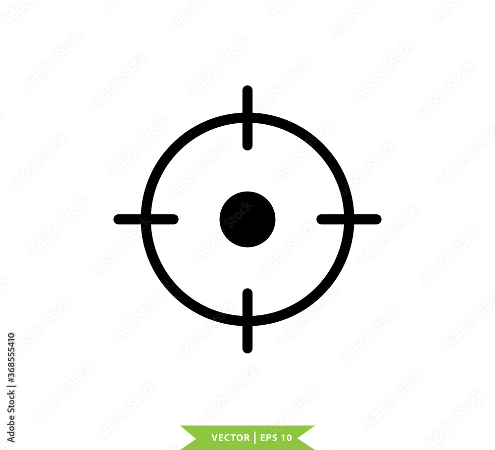 Target icon vector flat style trendy Target icon vector flat style trendy