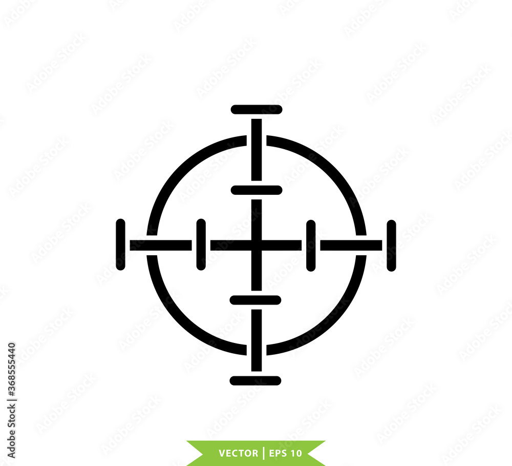 Target icon vector flat style trendy Target icon vector flat style trendy