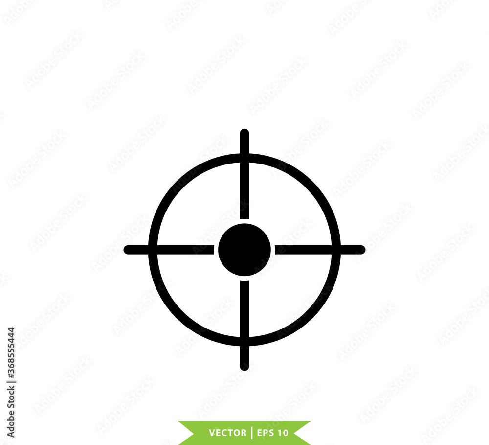 Target icon vector flat style trendy Target icon vector flat style trendy