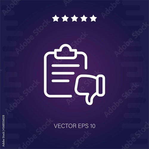 downgrade vector icon modern illustration