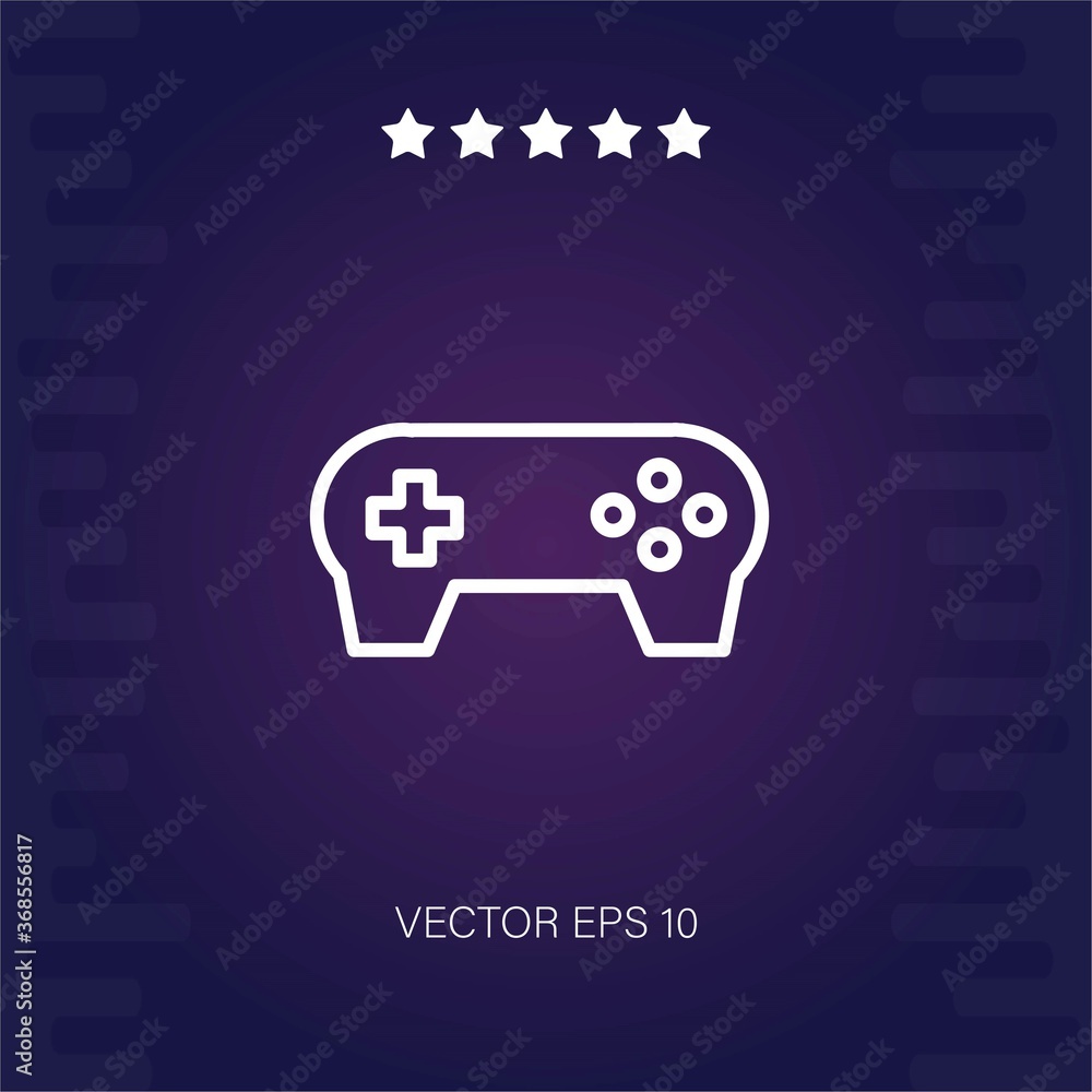gamecontroller vector icon modern illustration gamecontroller vector icon modern illustration