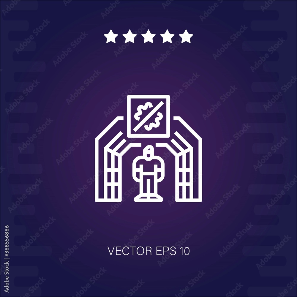 gate vector icon modern illustration gate vector icon modern illustration