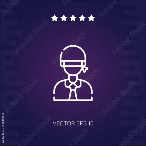 man vector icon modern illustration