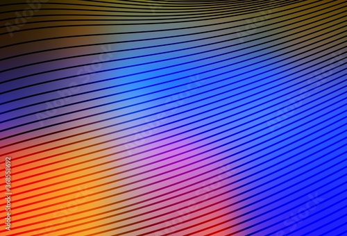 Light Multicolor vector pattern with bent lines.
