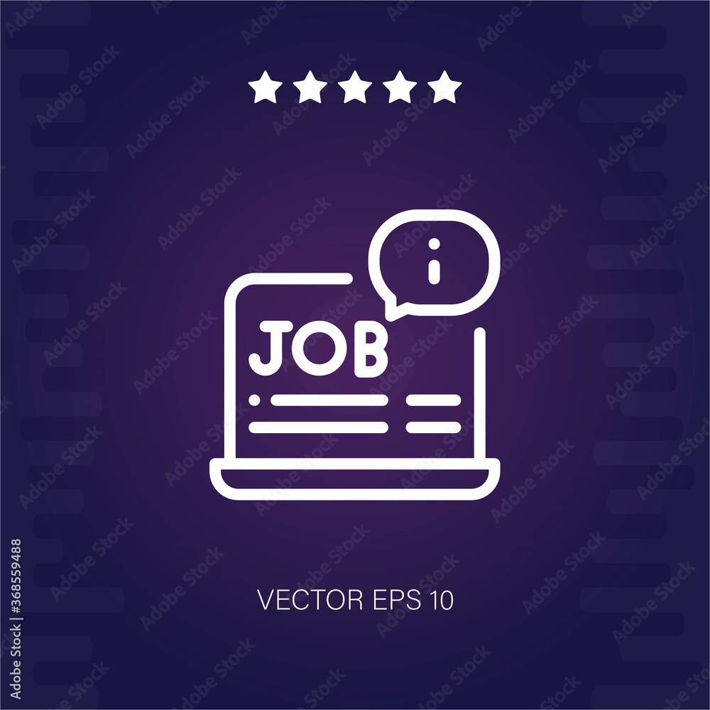 Naklejka premium notification vector icon modern illustration