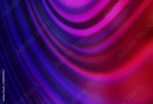 Dark Purple, Pink vector blurred bright template.