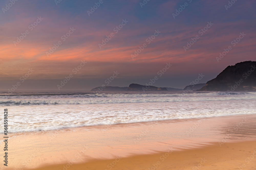 Light High Cloud Sunrise Seascape Light High Cloud Sunrise Seascape