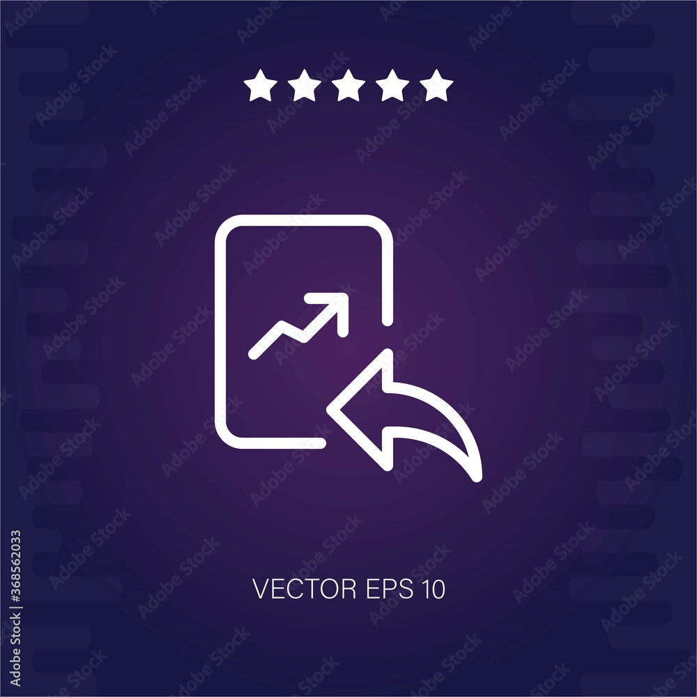 reply vector icon modern illustration reply vector icon modern illustration