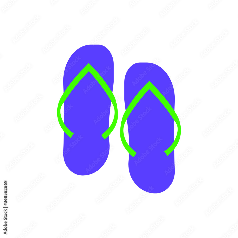 flip flops isolated on white flip flops isolated on white