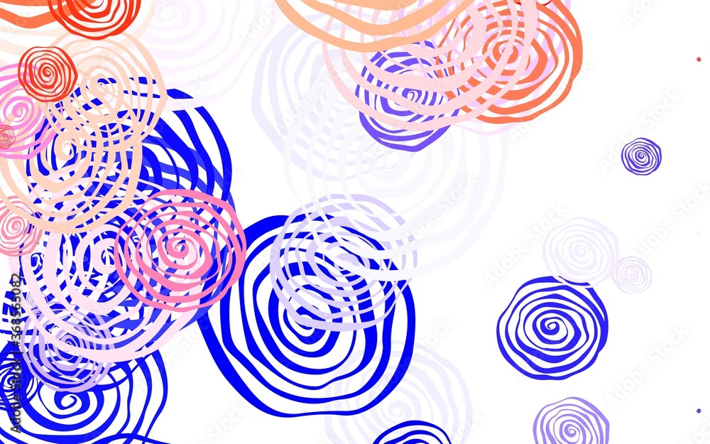 Light Purple vector doodle pattern with roses. Light Purple vector doodle pattern with roses.