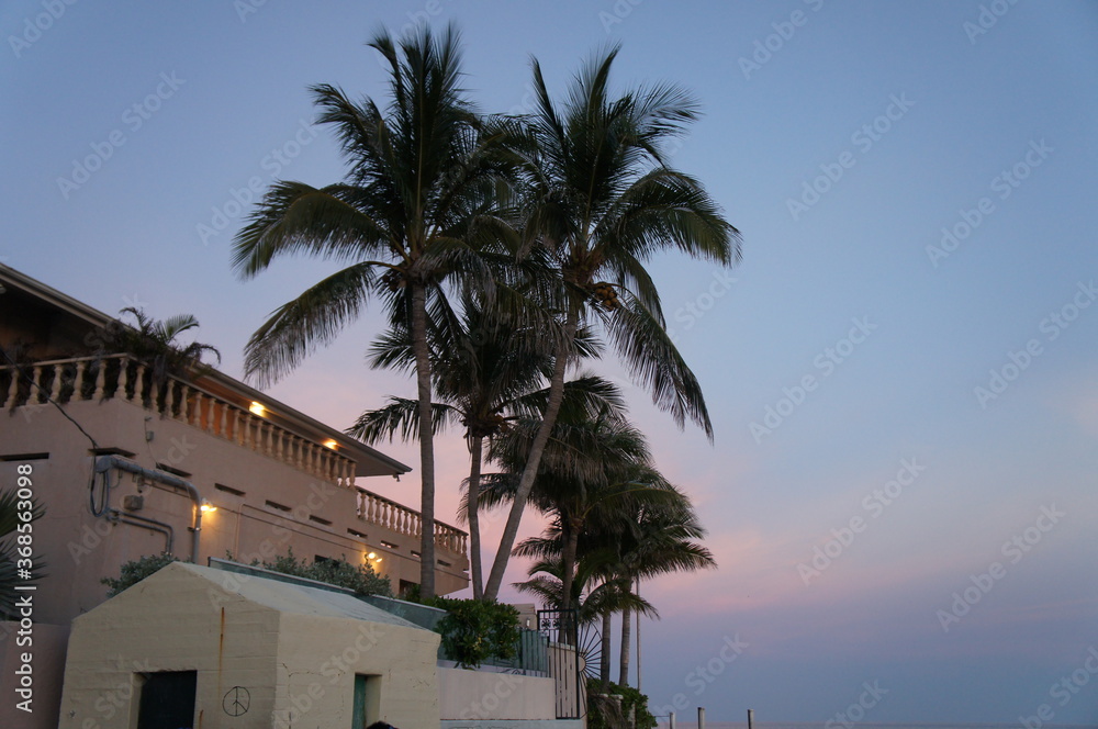 Pink Sunset in Key West, Florida