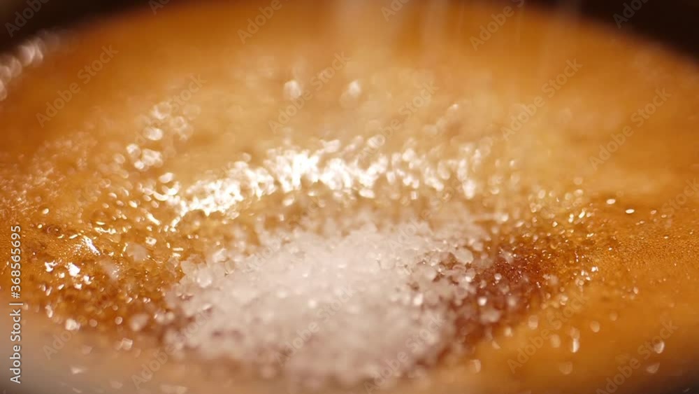 put sugar in espresso coffee slow motion put sugar in espresso coffee slow motion