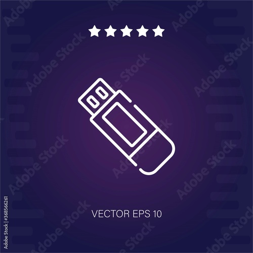 usb vector icon modern illustration