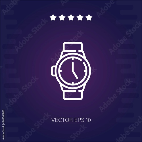 watch vector icon modern illustration