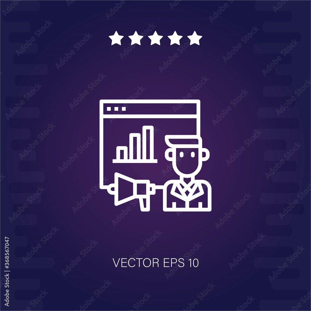 website vector icon modern illustration