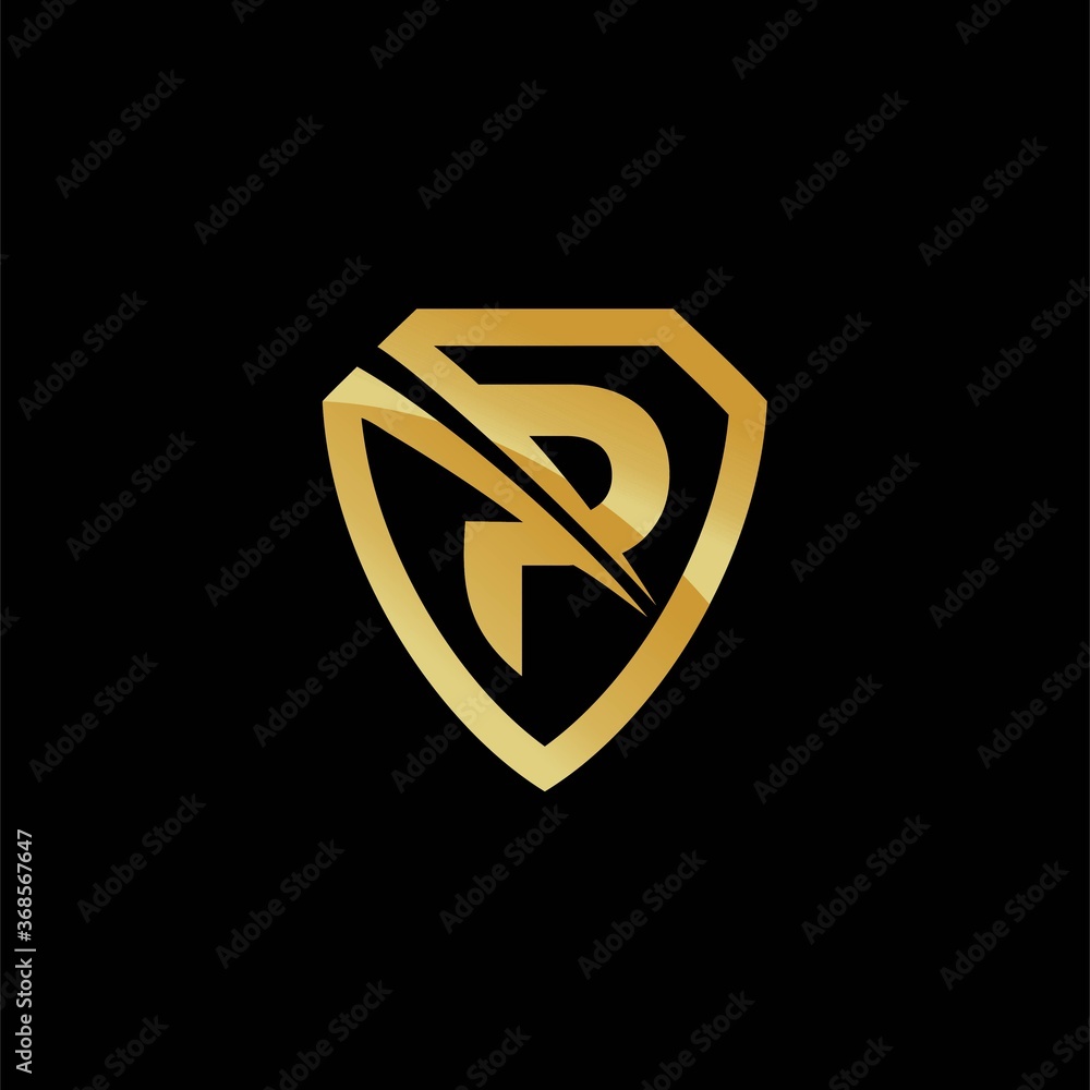 letter P protect, logo template letter P protect, logo template
