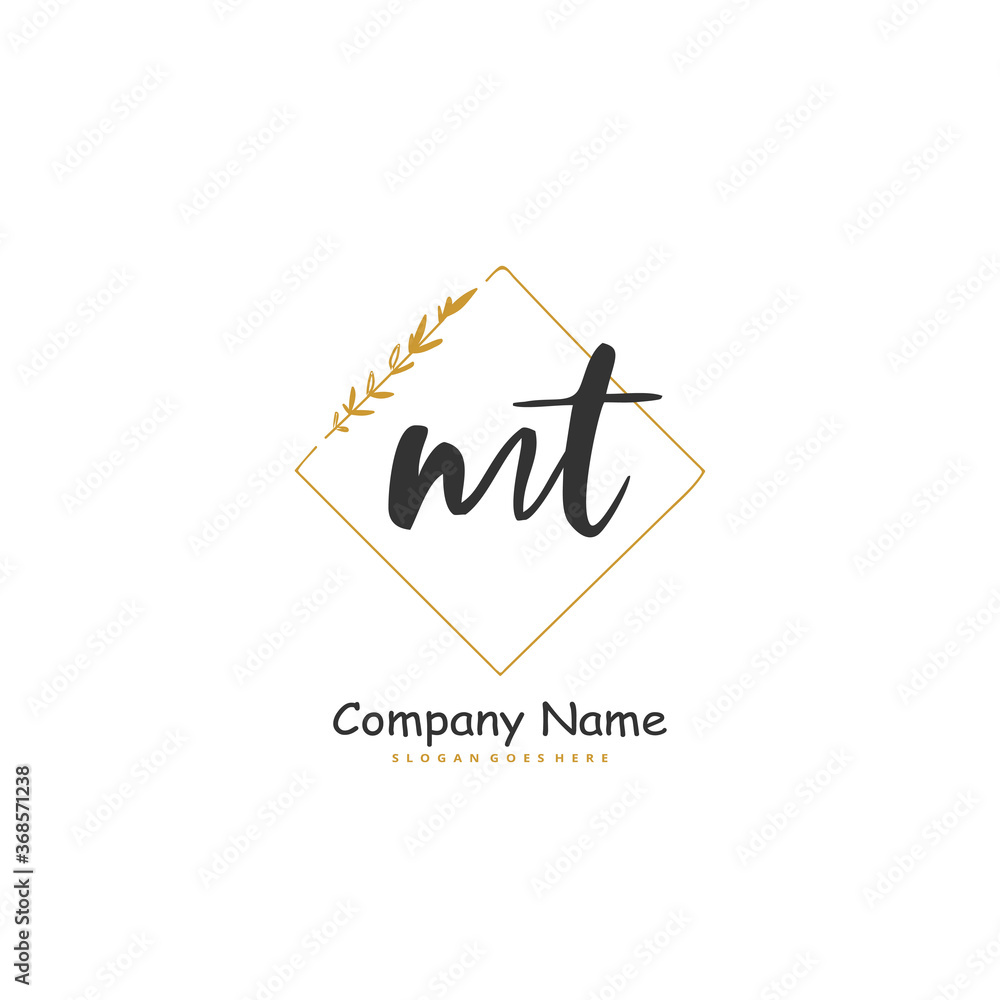 M T MT Initial handwriting and signature logo design with circle. Beautiful design handwritten logo for fashion, team, wedding, luxury logo. M T MT Initial handwriting and signature logo design with circle. Beautiful design handwritten logo for fashion, team, wedding, luxury logo.