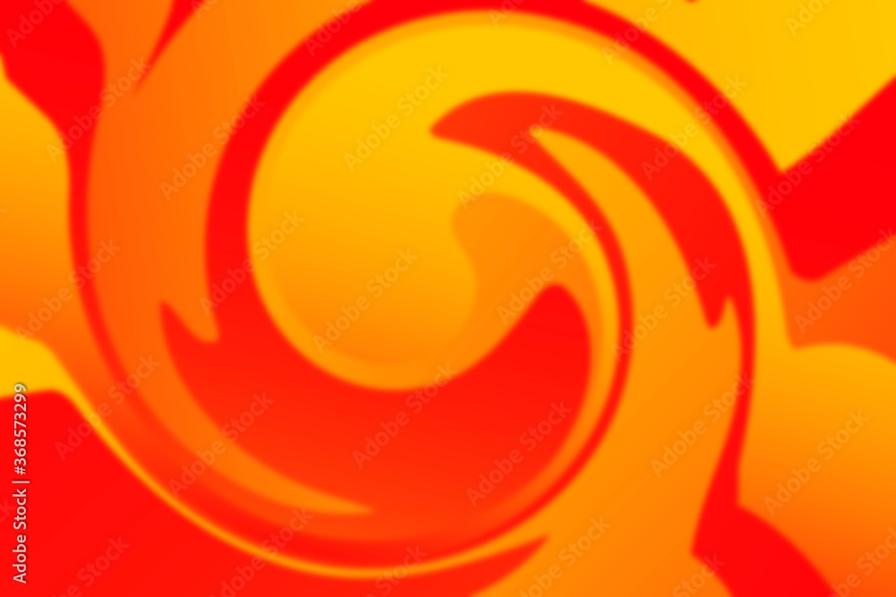 Blur background. Abstract yellow wavy background with curve lines. Abstract yellow art lines. Autumn concept.