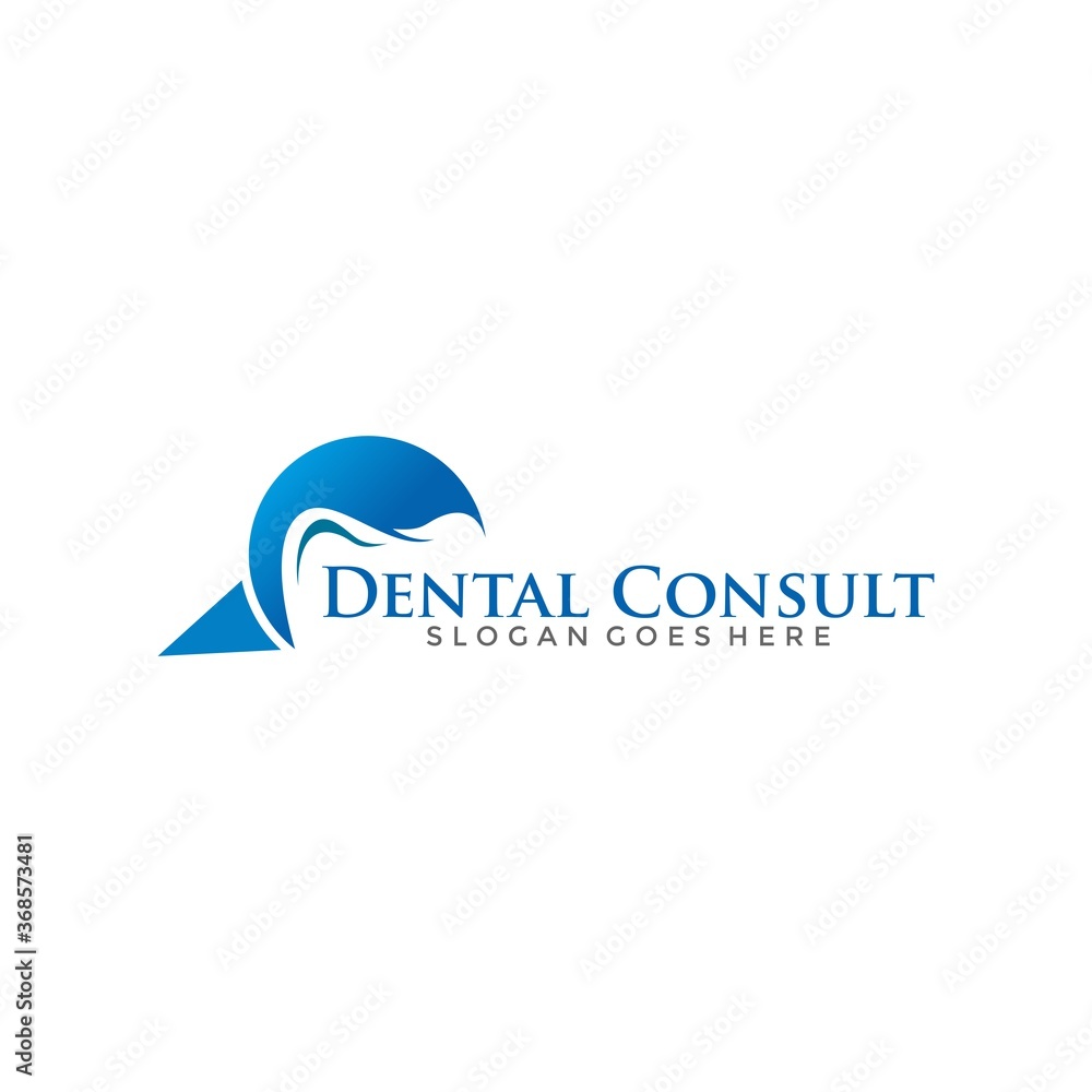 Dental Consult Logo Design.Creative Dentist Logo. Dental Clinic Creative Company Vector Logo. Dental Consult Logo Design.Creative Dentist Logo. Dental Clinic Creative Company Vector Logo.