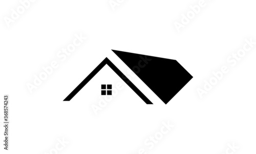 roof logo design symbol vector
