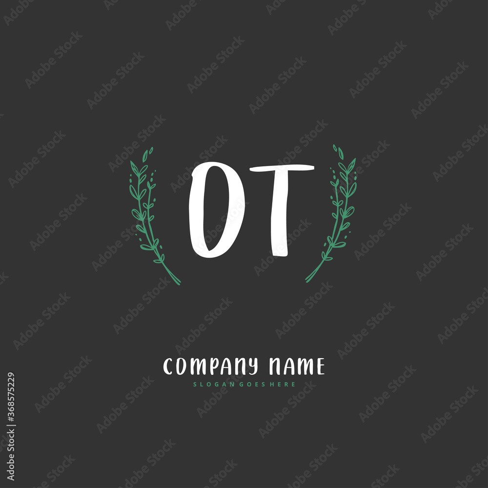 O T OT Initial handwriting and signature logo design with circle. Beautiful design handwritten logo for fashion, team, wedding, luxury logo. O T OT Initial handwriting and signature logo design with circle. Beautiful design handwritten logo for fashion, team, wedding, luxury logo.