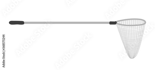 The fishing net. Isolated on a white background. Vector illustration.