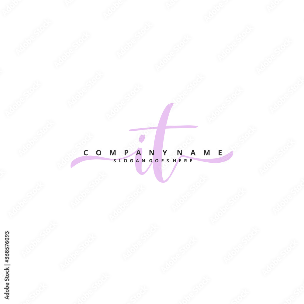 I T IT Initial handwriting and signature logo design with circle. Beautiful design handwritten logo for fashion, team, wedding, luxury logo. I T IT Initial handwriting and signature logo design with circle. Beautiful design handwritten logo for fashion, team, wedding, luxury logo.