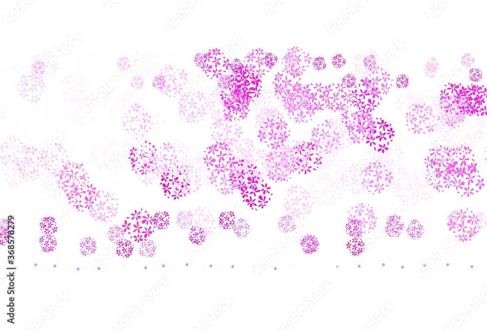 Light Pink vector template with chaotic shapes. Light Pink vector template with chaotic shapes.