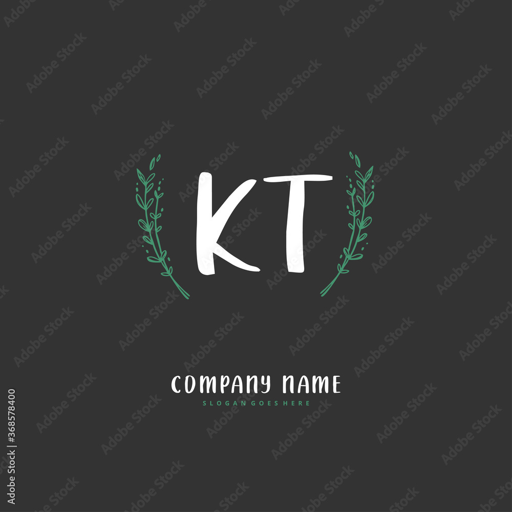 K T KT Initial handwriting and signature logo design with circle. Beautiful design handwritten logo for fashion, team, wedding, luxury logo. K T KT Initial handwriting and signature logo design with circle. Beautiful design handwritten logo for fashion, team, wedding, luxury logo.
