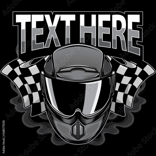 motorcycle helmet icon logo