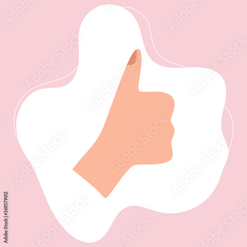 Colored hand gesture set with manicured nails, different male pose. Finger holding.