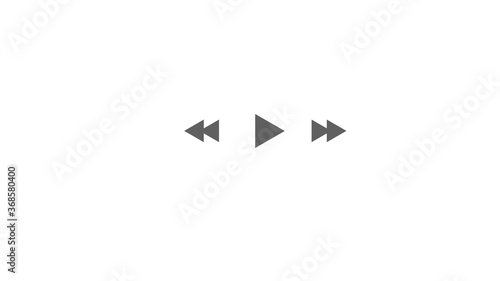 Free Download Play and pause icon in trendy flat style design - GFXLoad