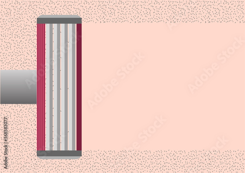 shaving . mustache or whisker . hair removal vector