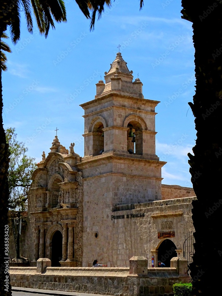 South America, Peru, Arequipa, Yanahuara Church of St. John the Baptist (San Juan Bautista de Yanahuara)