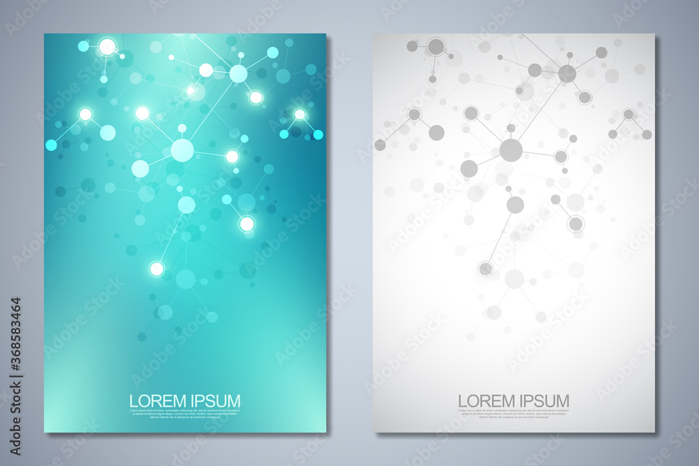 Templates brochure or cover book, page layout, flyer design with ...