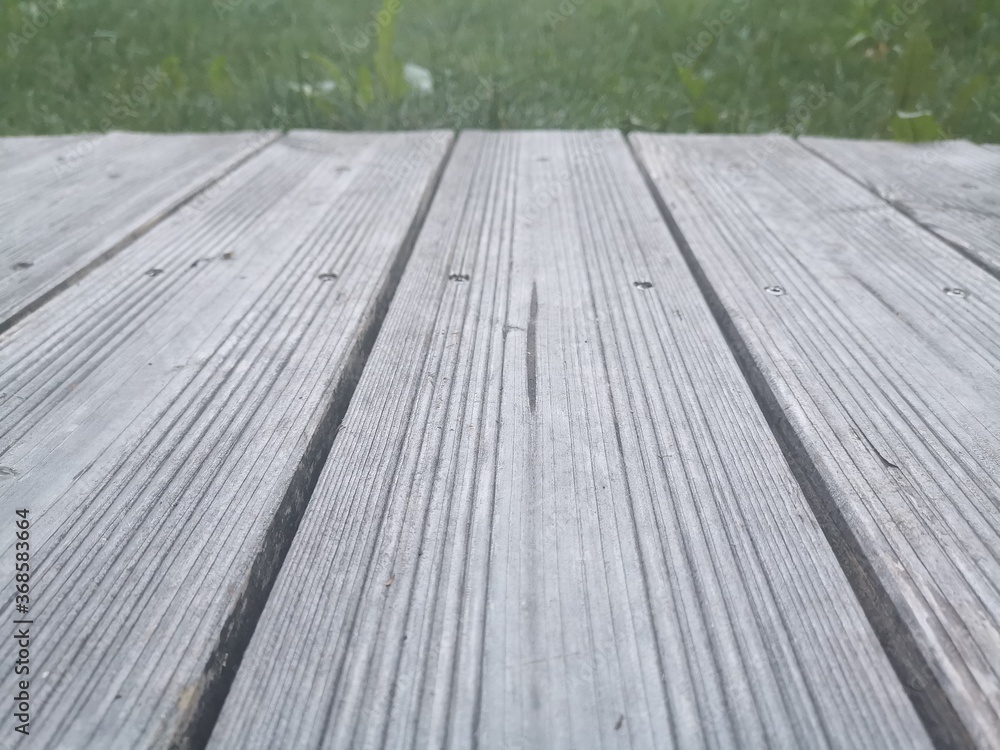 old wooden table