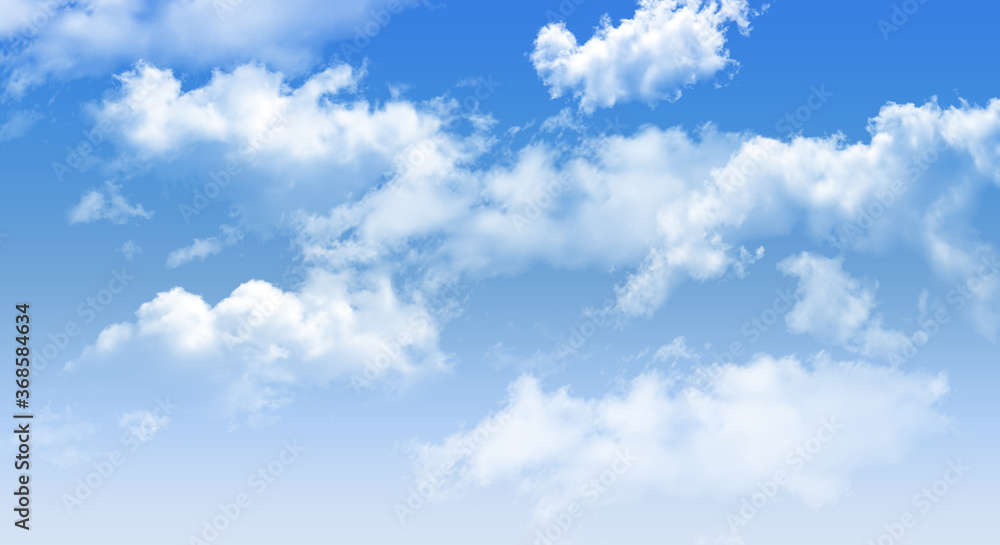 White cloud on blue sky White cloud on blue sky