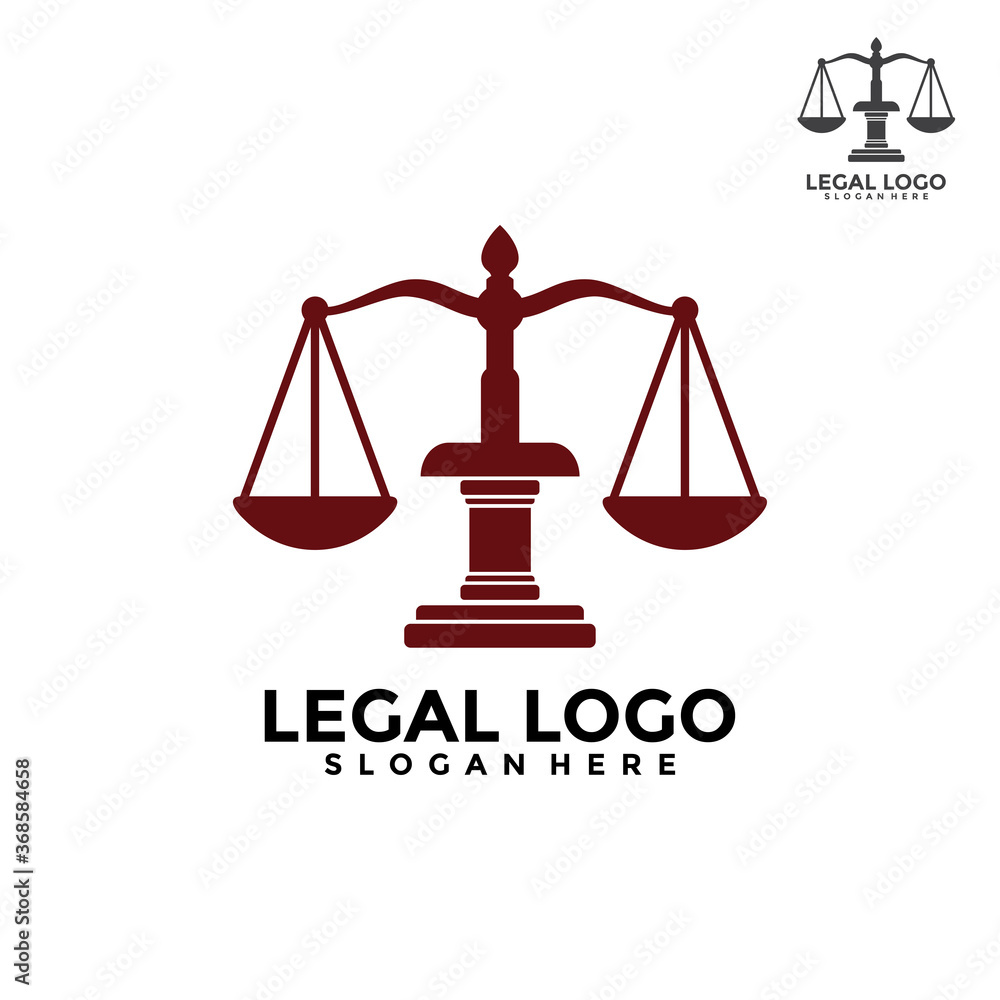 Law Firm Logo Template Design. Legal logo vector concept Law Firm Logo Template Design. Legal logo vector concept