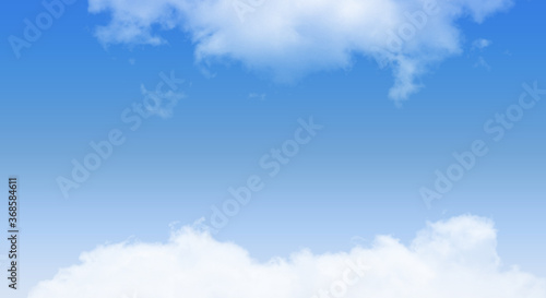 Fototapeta Naklejka Na Ścianę i Meble -  White cloud on blue sky