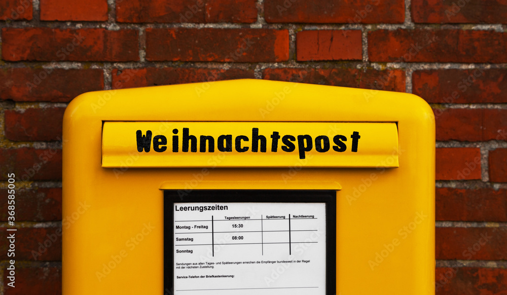 Fototapeta premium Weihnachtspost