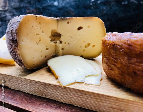 various types of cheese mountain 
