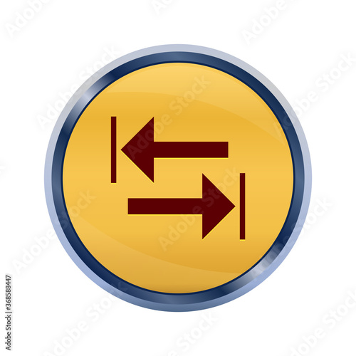 Transfer arrow icon super yellow round button illustration Free Download Transfer arrow icon super yellow round button illustration - GFXLoad