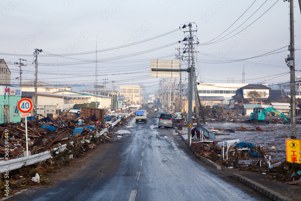 東日本大震災、津波