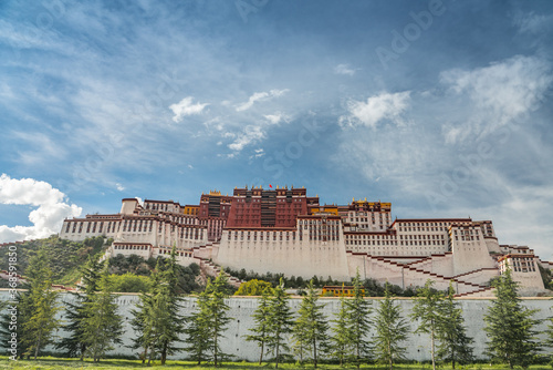 Potala Palace, the royal palace in Tibet, China.