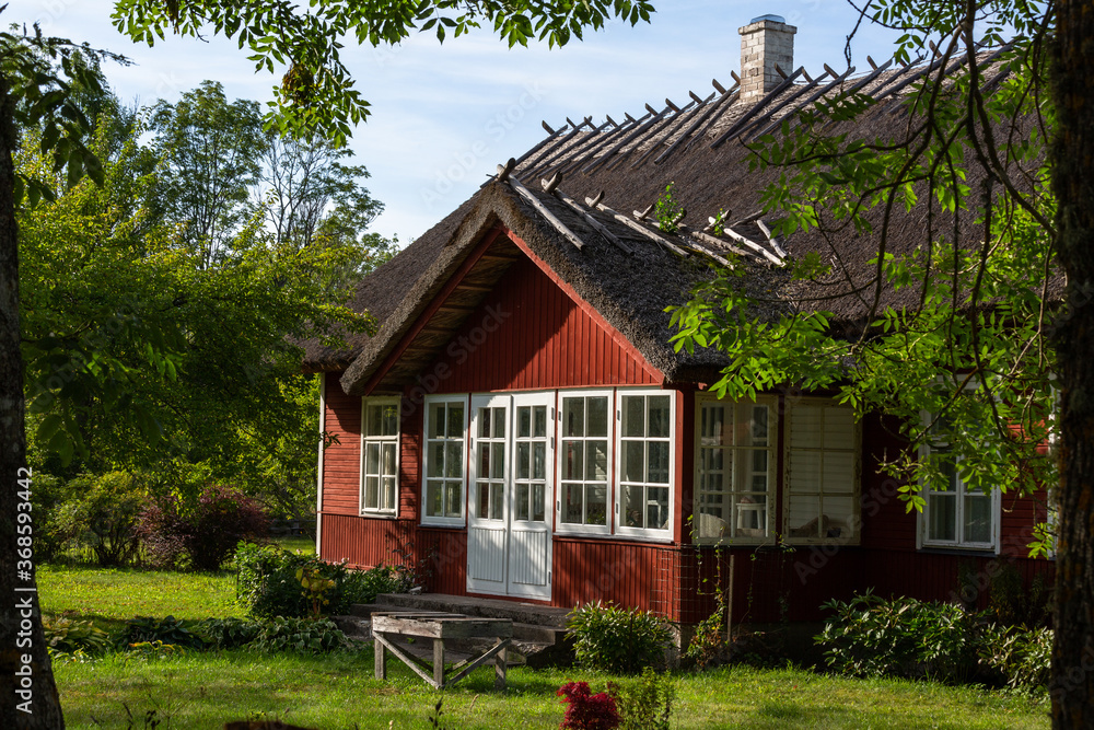 Traditional house in estonia